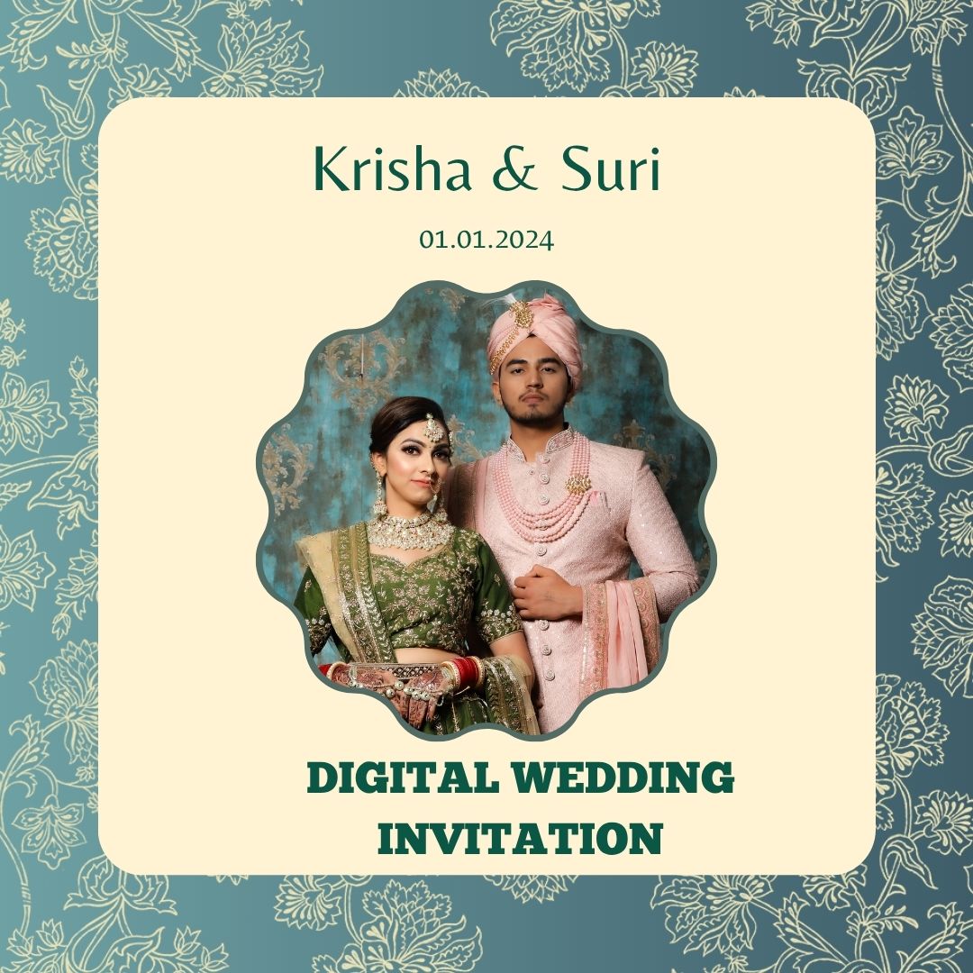 💌 Digital Wedding Invitation – Delivered in 24 Hours | Limited Time ₹250 Offer - QR and URL