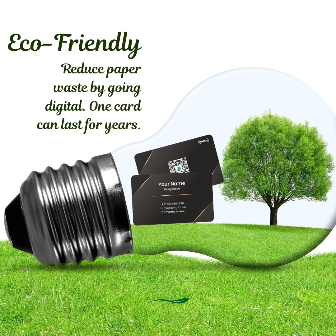 Black Professional - PVC NFC Business Visiting Card