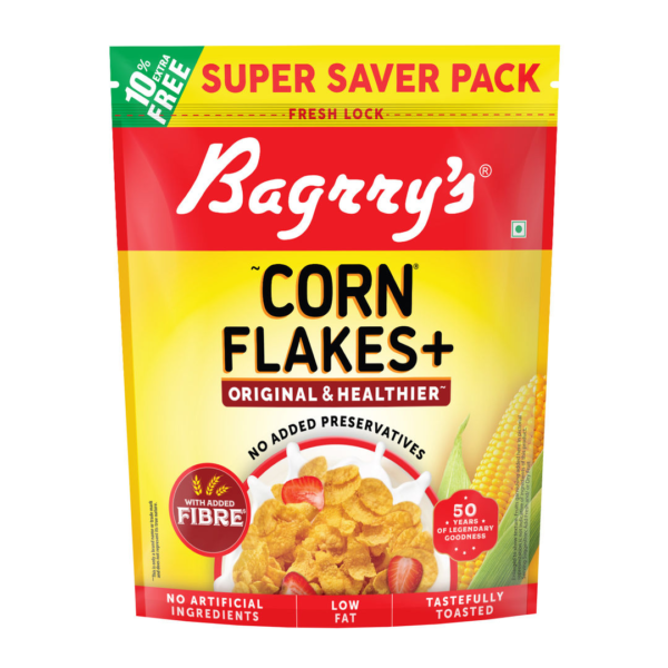 Bagrrys Corn Flakes Plus Original Healthier - Added Fibre- NPS1013