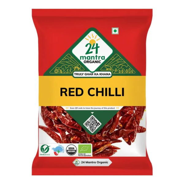 24 Mantra Red Chilly Whole- JBU1039