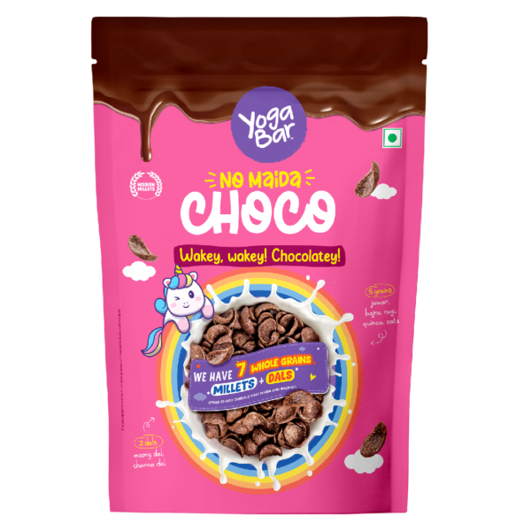 Yoga Bar No Maida Choco Cereal,Chocolatey Breakfast for Kids, Protein & Multigrain Cereal- NPS1015