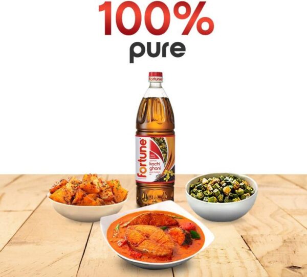 Fortune Kachi Ghani Mustard Oil (Bottle)- YFD1003 - Image 3