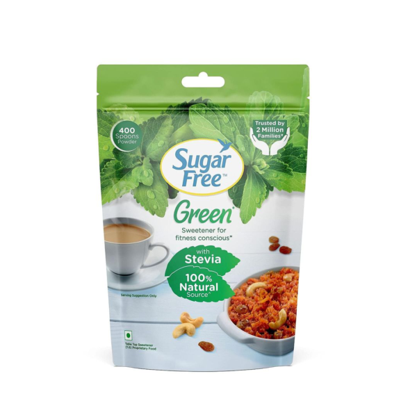 Sugarfree Green 100% Natural Made From Stevia Pouch- QFW1009