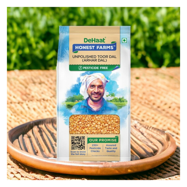 Dehaat Honest Farms Unpolished Toor Dal (Arhar Dal)- BHZ1026