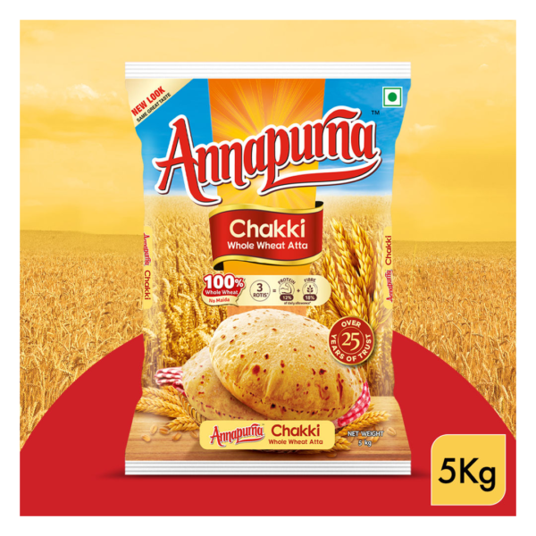 Annapurna Chakki Whole Wheat Atta- NJC1006