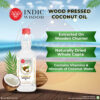 Indic Wisdom Wood Pressed Virgin Coconut Oil (Cold Pressed - Extracted on Wooden Churner)- YFD1009 - Image 3