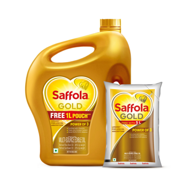 Saffola Gold Refined Cooking Oil- YFD1011