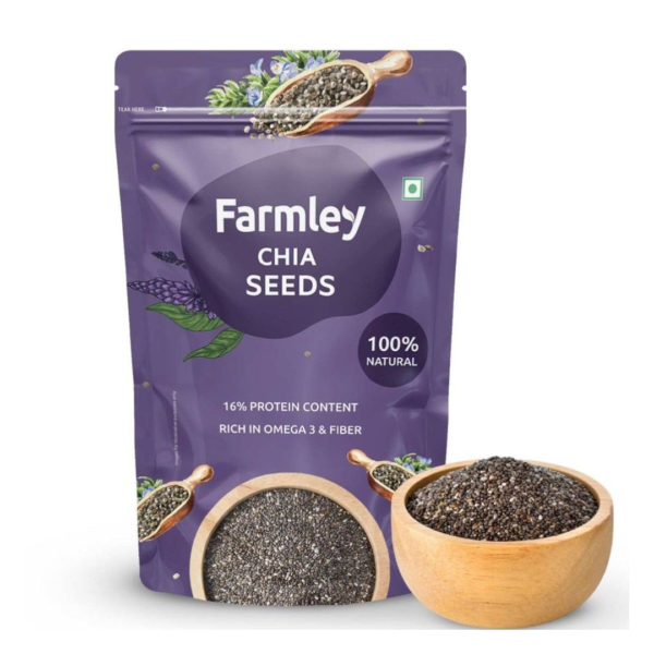 Farmley Premium Natural Chia Seeds Rich in Protein & Fiber- UBQ1004