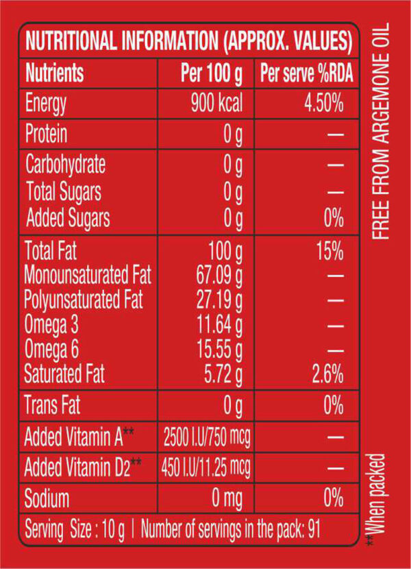 Dhara Kachi Ghani Mustard Oil (Bottle)- YFD1016 - Image 3