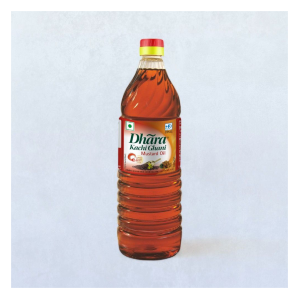 Dhara Kachi Ghani Mustard Oil (Bottle)- YFD1016