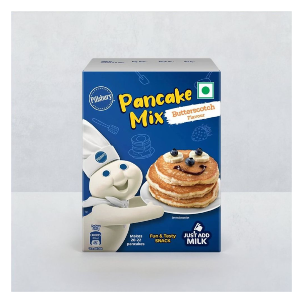 Pillsbury Butterscotch Flavour Pancake Mix 2-Minute Pancake Mix For Kids No-Preservatives- NPS1022