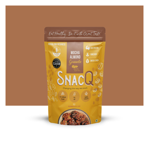 Snacq Mocha Almond Granola- NPS1026