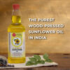 Indic Wisdom Wood Pressed Sunflower Oil (Cold Pressed - Extracted on Wooden Churner)- YFD1020 - Image 3