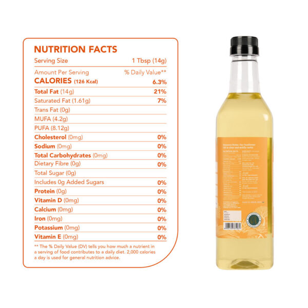 Anveshan Wood Cold Pressed Sunflower Oil- YFD1021 - Image 3
