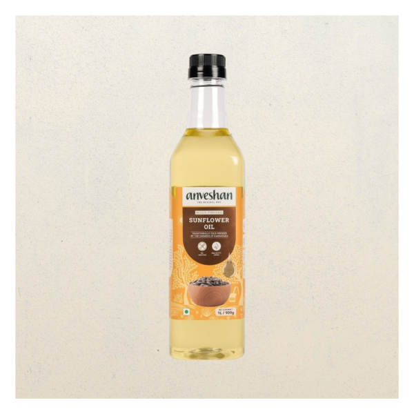 Anveshan Wood Cold Pressed Sunflower Oil- YFD1021