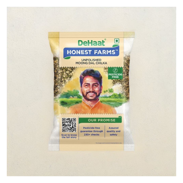 Dehaat Honest Farms Unpolished Moong Dal Chilka- BHZ1061