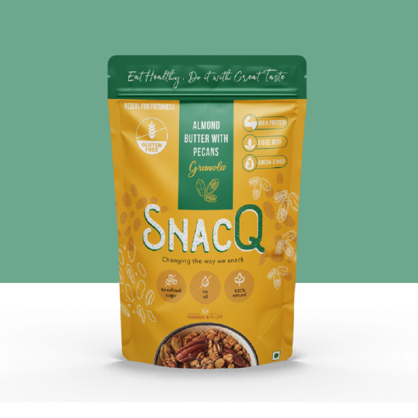 Snacq Almond Butter Granola- NPS1027