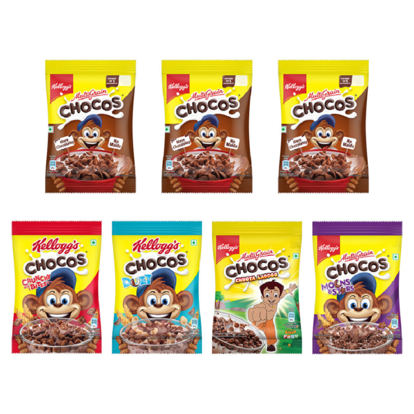 Kellogg's Multigrain Chocos - Variety Pack of 7- NPS1029