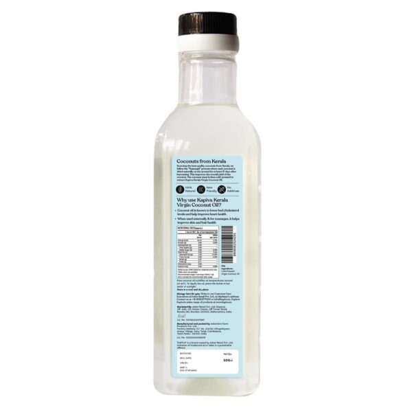 Kapiva Kerala Virgin Coconut Oil- YFD1031 - Image 2