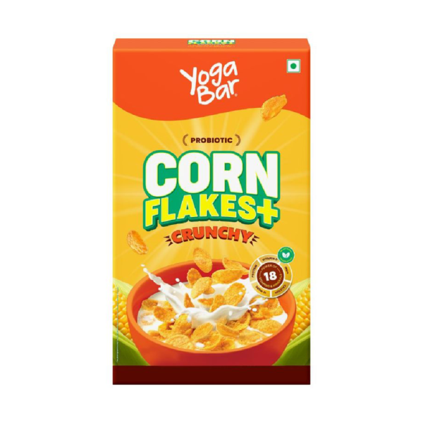 Yogabar Cornflakes Original,Crunchy, with Probiotics,425g High Fibre,Breakfast Cereal- NPS1039