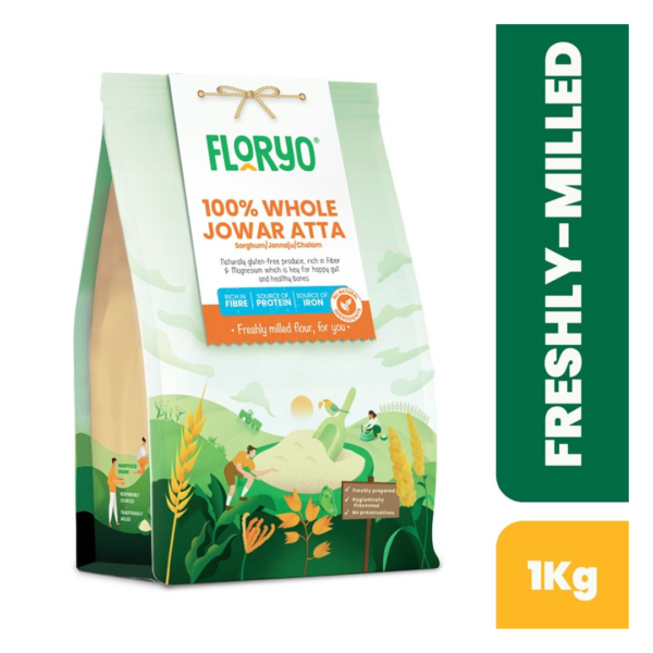 Floryo 100% Whole Jowar Atta- NJC1028