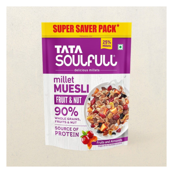 Tata Soulfull Fruit & Nut Millet Muesli- ZTM1066