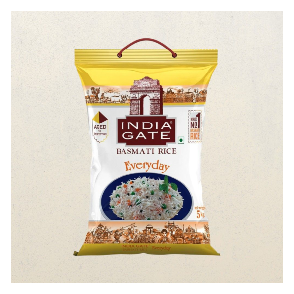 India Gate Everyday Basmati Rice (Medium Grain)- EEK1057