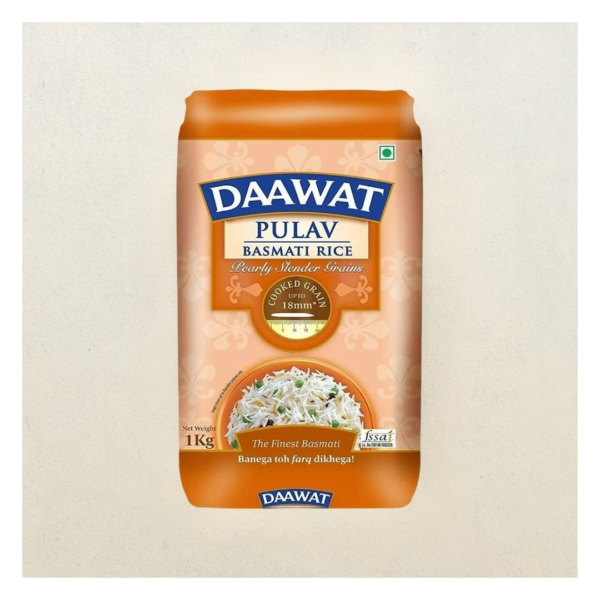 Daawat Pulav Basmati Rice (Long Grain)- EEK1059