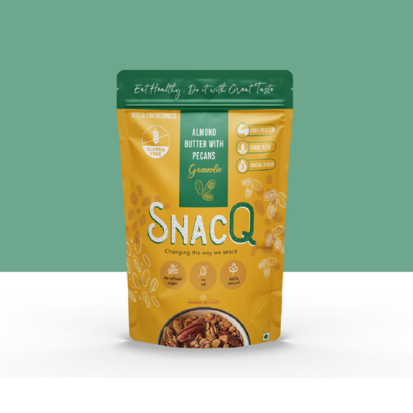 Snacq Almond Butter Granola- NPS1045