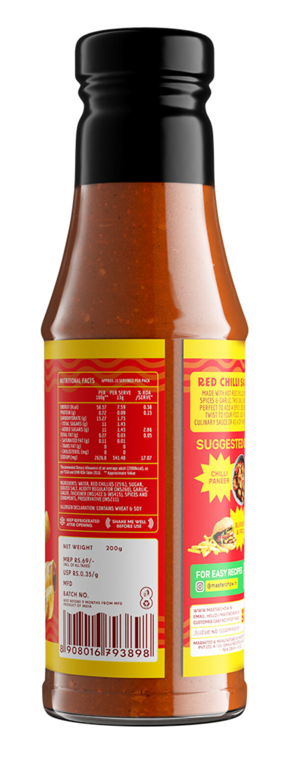 MasterChow Red Chilli Sauce- ERE1022 - Image 2