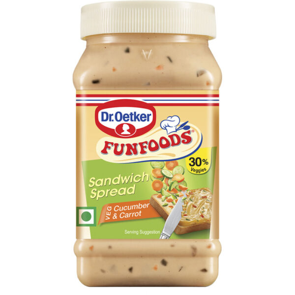 Dr. Oetker FunFoods Veg Sandwich Spread Cucumber & Carrot - WWY1011