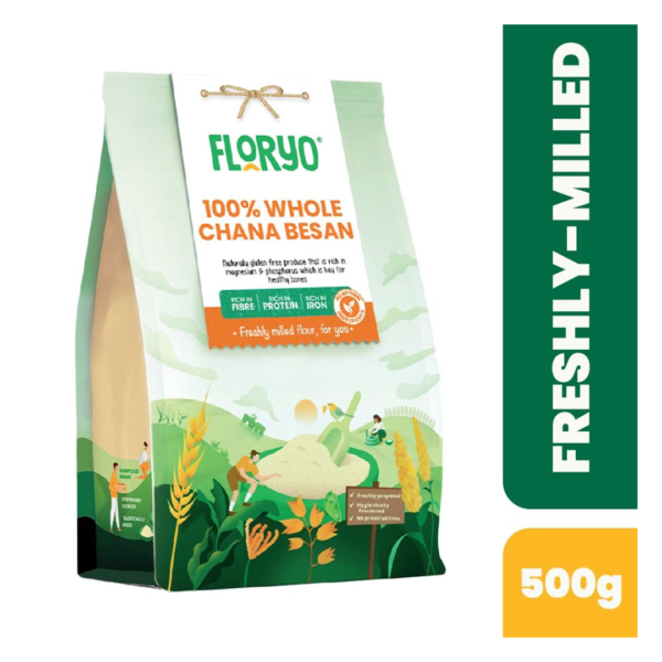 Floryo 100% Whole Chana Besan- NJC1049