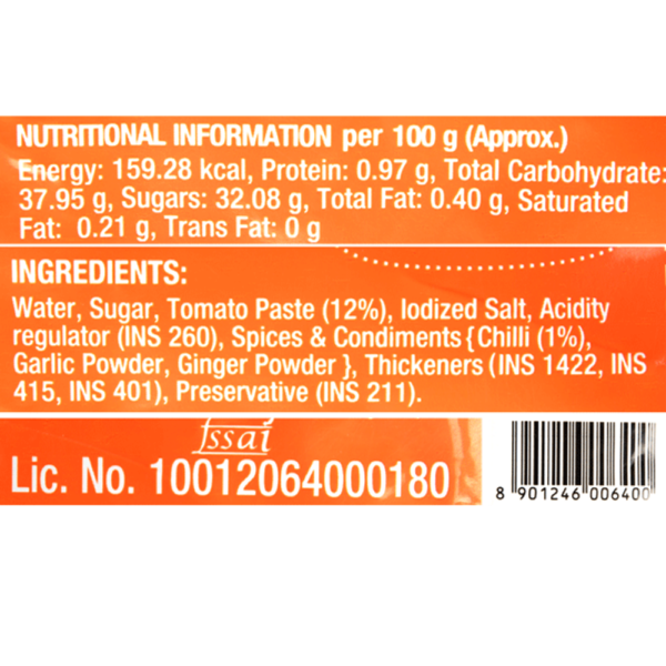 Del Monte Tomato Ketchup Sweet and Spicy Pouch- ERE1030 - Image 3