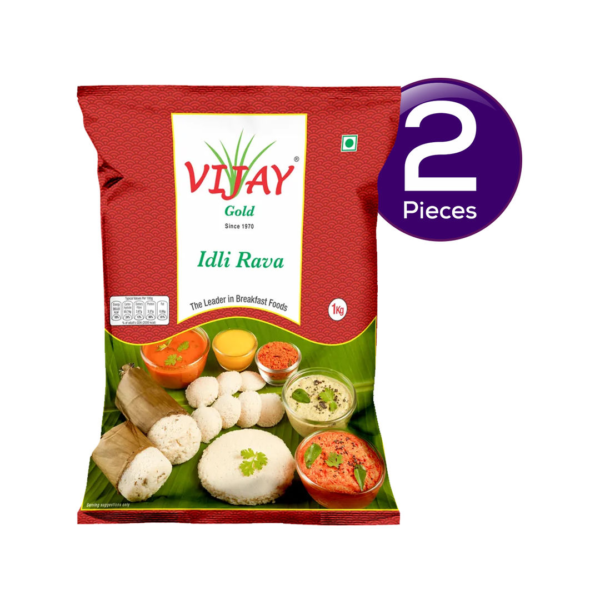 Vijay Idli Rava 1kg x 2 Combo- NJC1051