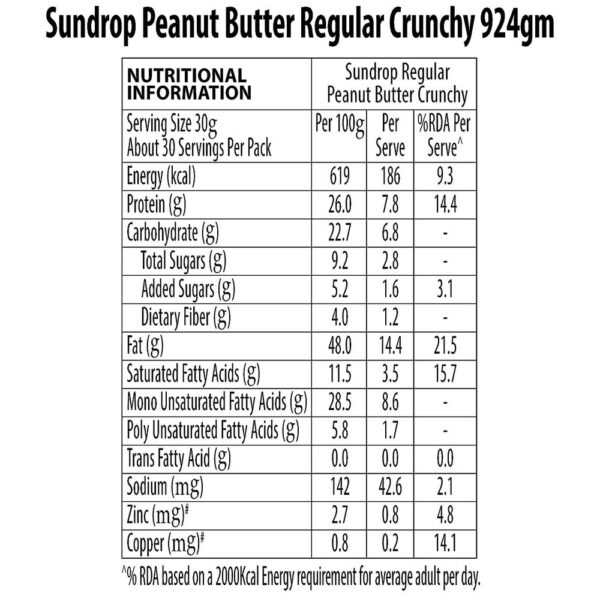 Sundrop Peanut Butter - Crunchy- JSJ1003 - Image 4