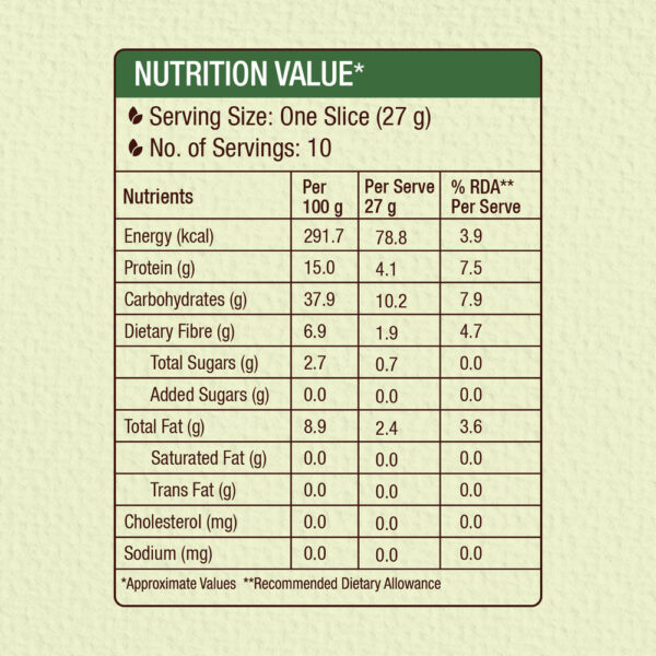 Protein Chef 5 Super Foods zero maida Multigrain Brown Bread- QEE1001 - Image 4