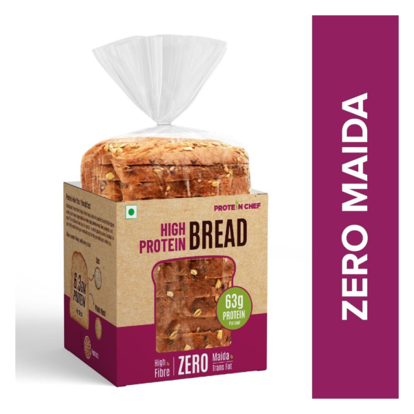 Protein Chef Double Protein Zero Maida Multigrain Brown Bread- QEE1007