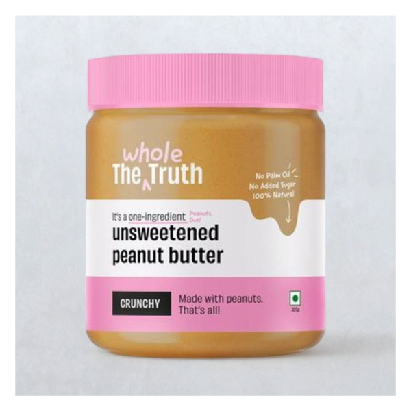 The Whole Truth Crunchy Unsweetened Peanut Butter- JSJ1011