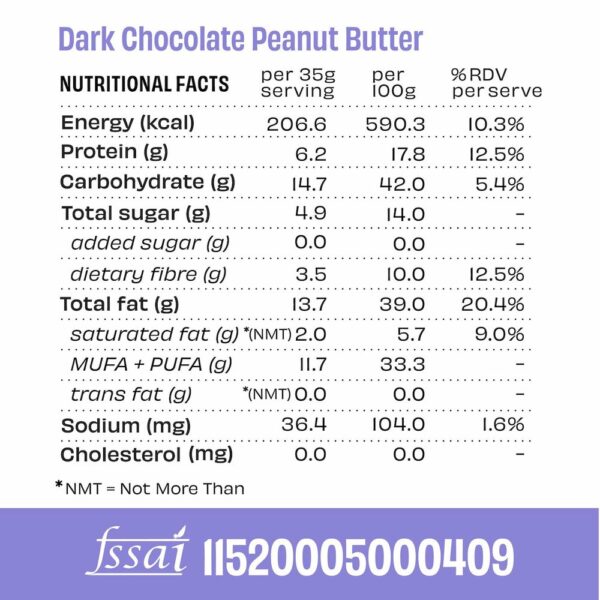 The Whole Truth Creamy Dark Chocolate Peanut Butter- JSJ1013 - Image 6