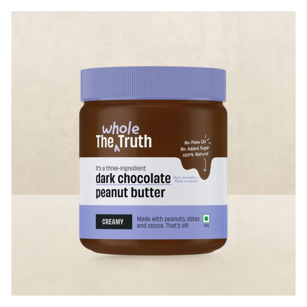 The Whole Truth Creamy Dark Chocolate Peanut Butter- JSJ1013