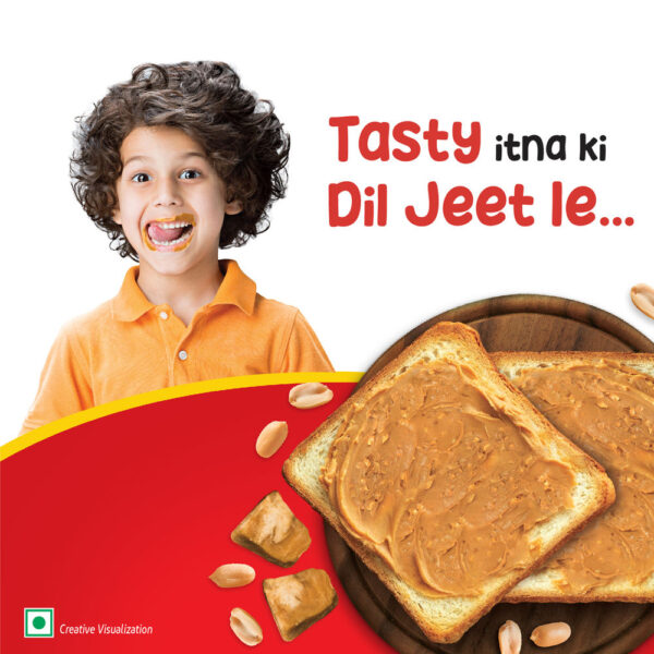 Saffola Peanut Butter Crunchy | High Protein Peanut Butter | Only Jaggery, No Refined Sugar- JSJ1019 - Image 5