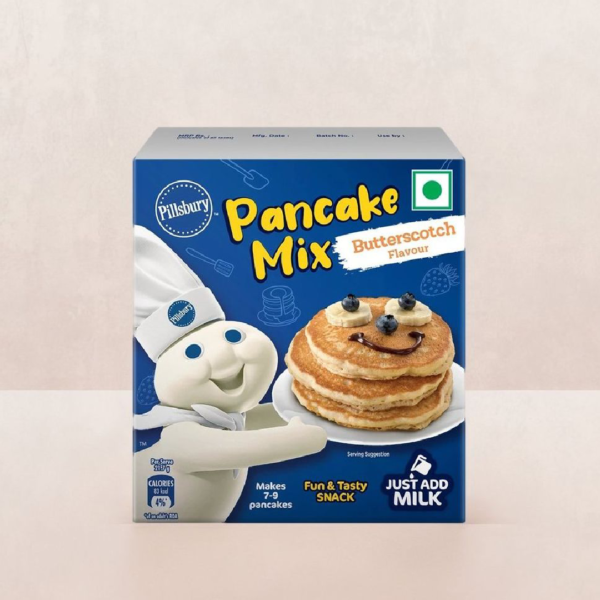 Pillsbury Butterscotch Flavour Pancake Mix 2-Minute Pancake Mix For Kids- NPS1068