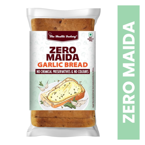 The Health Factory Zero Maida Garlic Bread- QEE1044