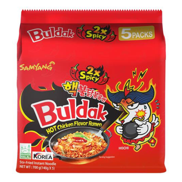 Korean Samyang 2x Spicy Hot Chicken Flavour Ramen Non Veg- VTE1006