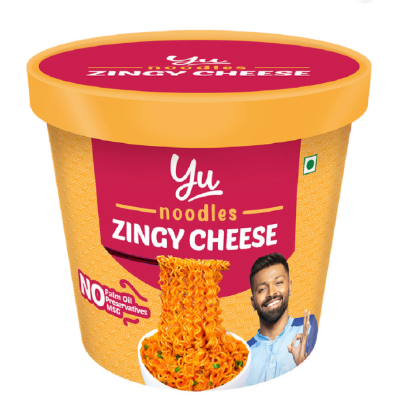 Yu Zingy Cheese Instant Cup Noodles- YSM1023