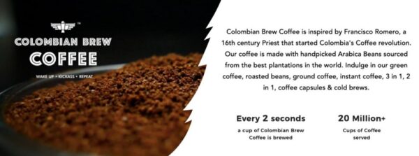 Colombian Brew Pure Instant Coffee Powder Strong- BLJ1032 - Image 3