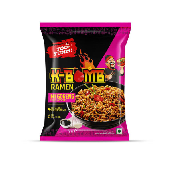 Too Yumm! K-Bomb Mi Goreng | Ready to cook Instant Noodles | 100% Veg | Indonesian Noodles- VTE1009