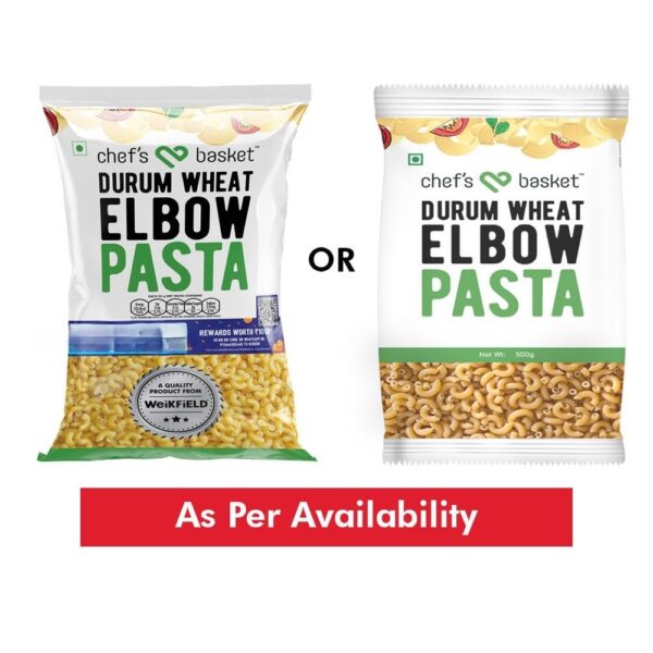 Chef's Basket - Durum Wheat Elbow Pasta- YSM1018 - Image 3
