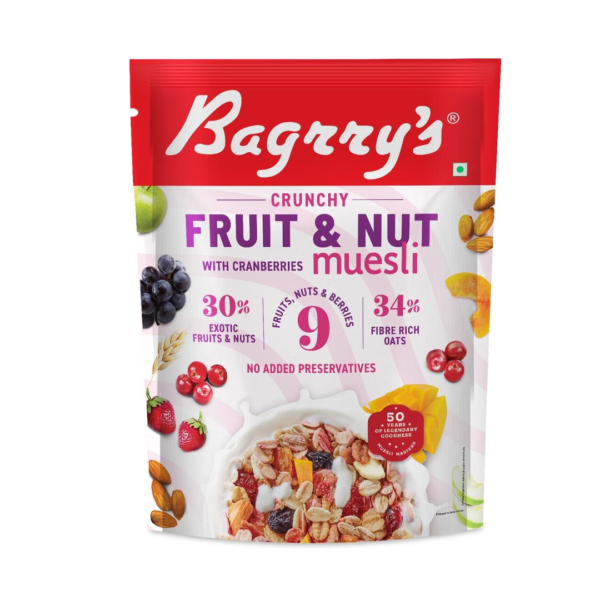 Bagrry's Crunchy Fruit & Nut Muesli- ZTM1038