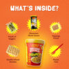 Korean MasterChow Instant Cup Noodles - Chowmein Flavour Veg- VTE1024 - Image 3